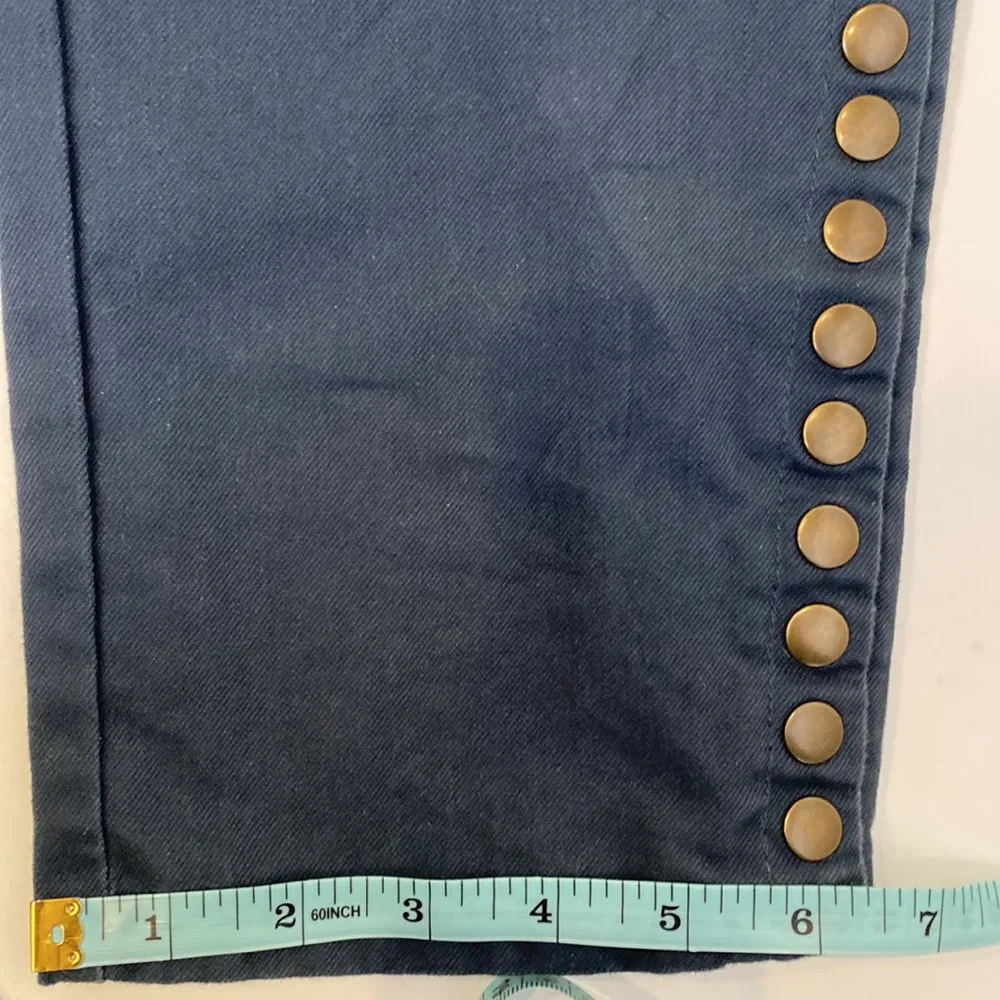 Soft Surroundings Stretch Denim Snap Ankle Skinny Leggings Pants EUC Sz XL - Image 13