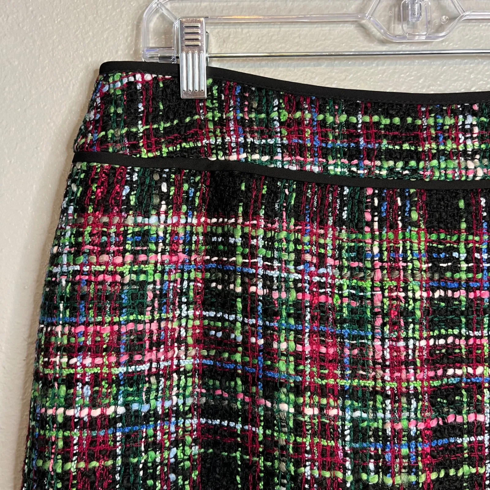 Talbots  Petites Multicolor Tweed Skirt Size 12P‎ Wool Blend Career Lined - Image 4