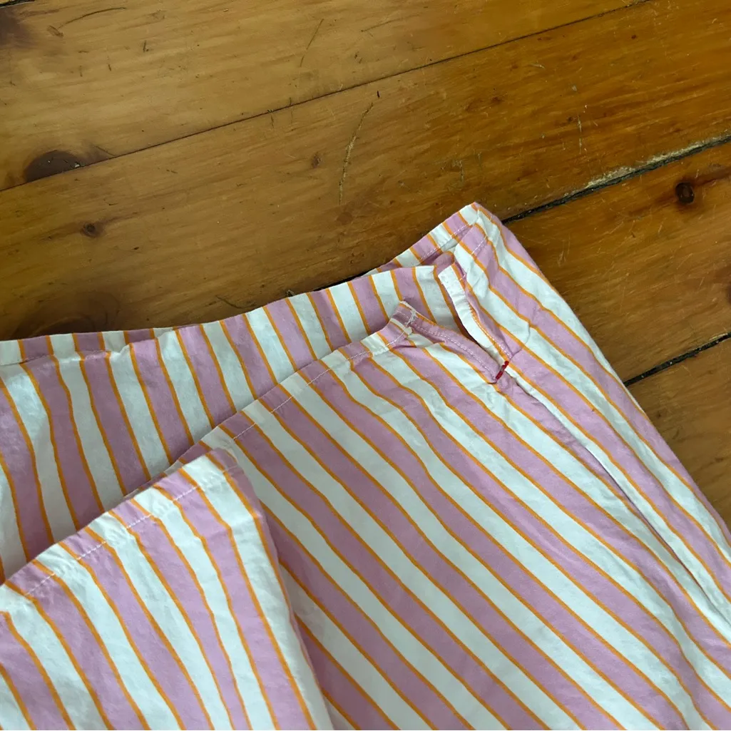 XIRENA women's flora cotton poplin shirt dress in pink sorbet medium - Image 3