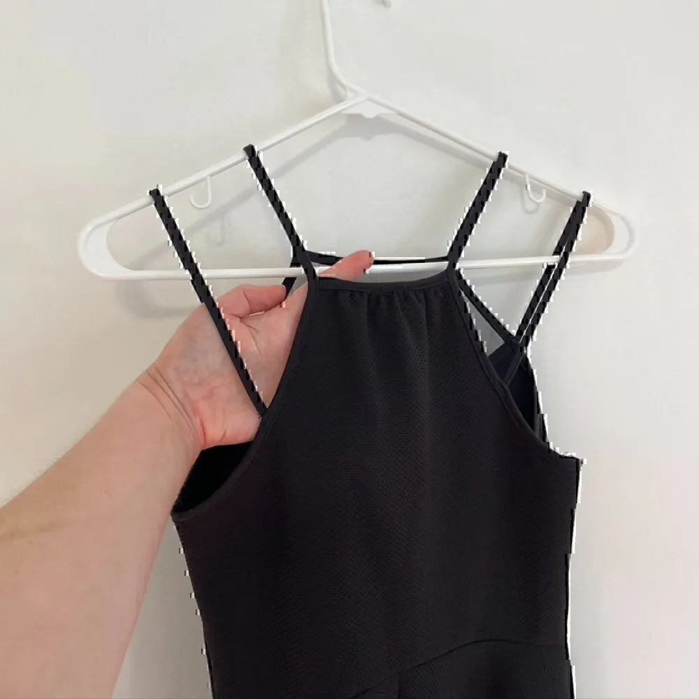 SPARKLE FADE URBAN OUTFITTERS UO Mesh Panel High Neck Skater Dress Black Mini S - Image 9