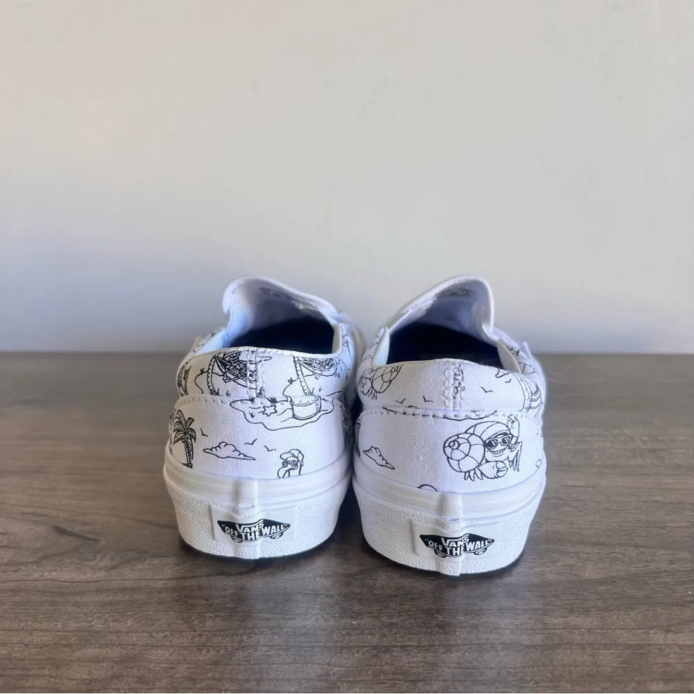 VANS NEW Women's Classic Slip On Surfer U Paint Shoe Size 6 #086 - Image 6