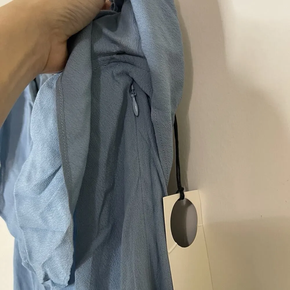 NEW! Revolve Privacy Please blue ruffle one shoulder mini dress Small - Image 7