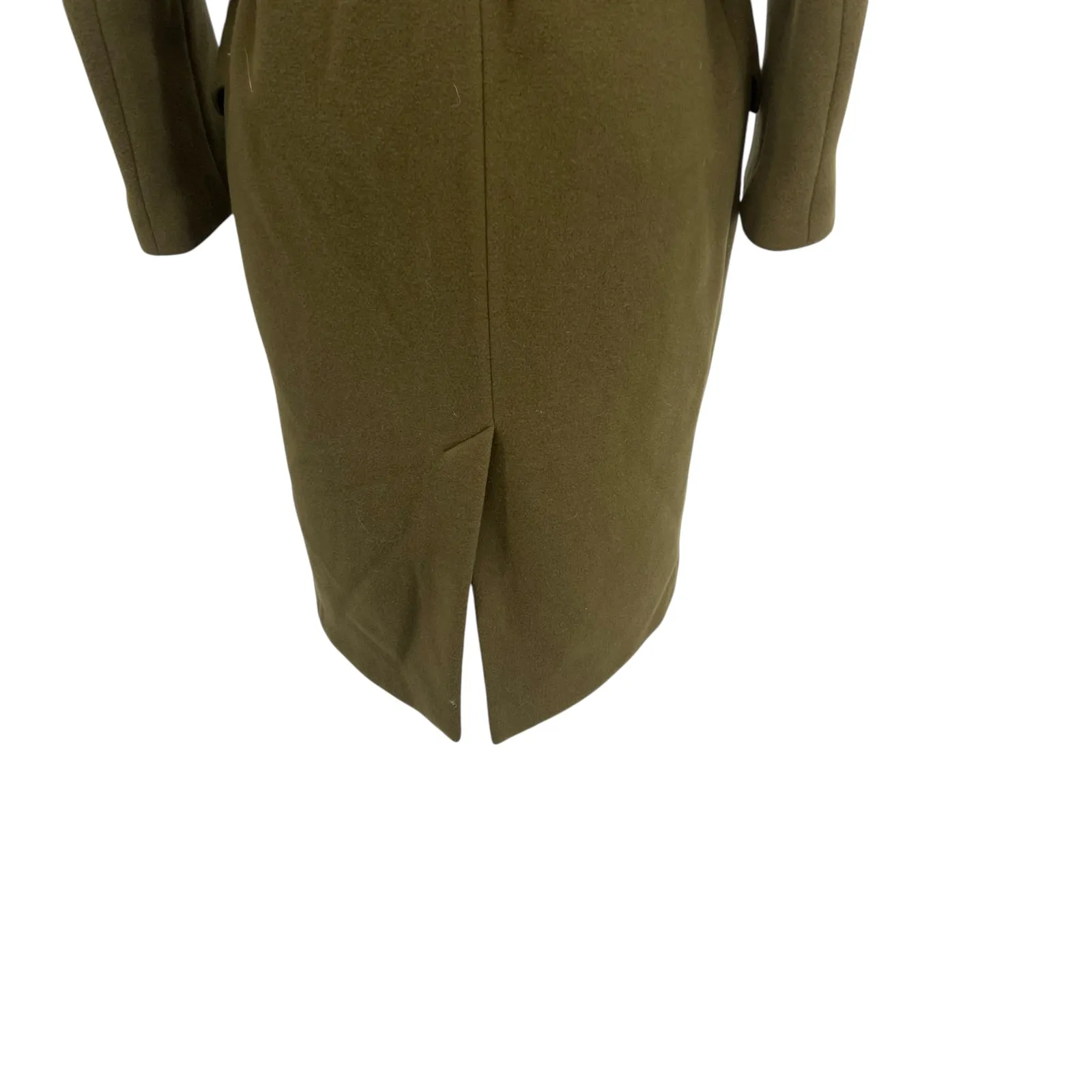 Whistles Alicia Belted Coat Jacket Double Breasted Button Green Size‎ US 4 - Image 12