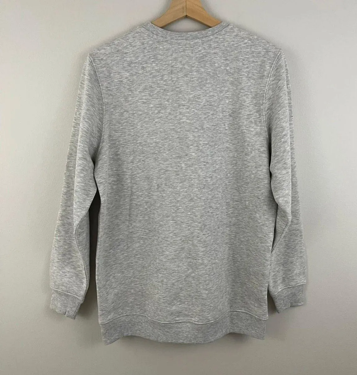 KARSSEN  “I Will, If You Will” Boyfriend Oversized Grey Graphic Sweatshirt NEW - Image 10