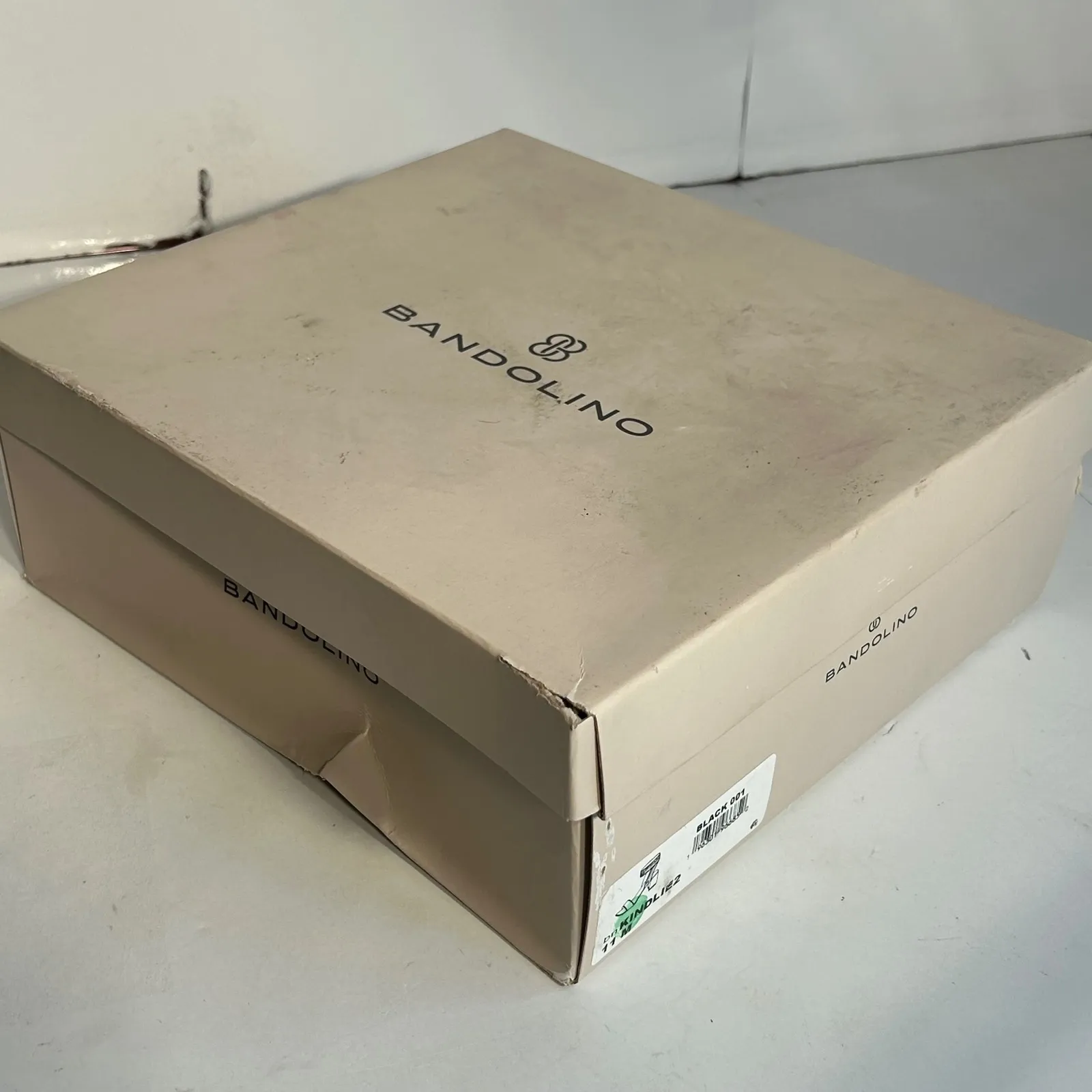 Bandolino Black Suede Block Heel Ankle Strap Sandals Women's Size 11M - Image 7