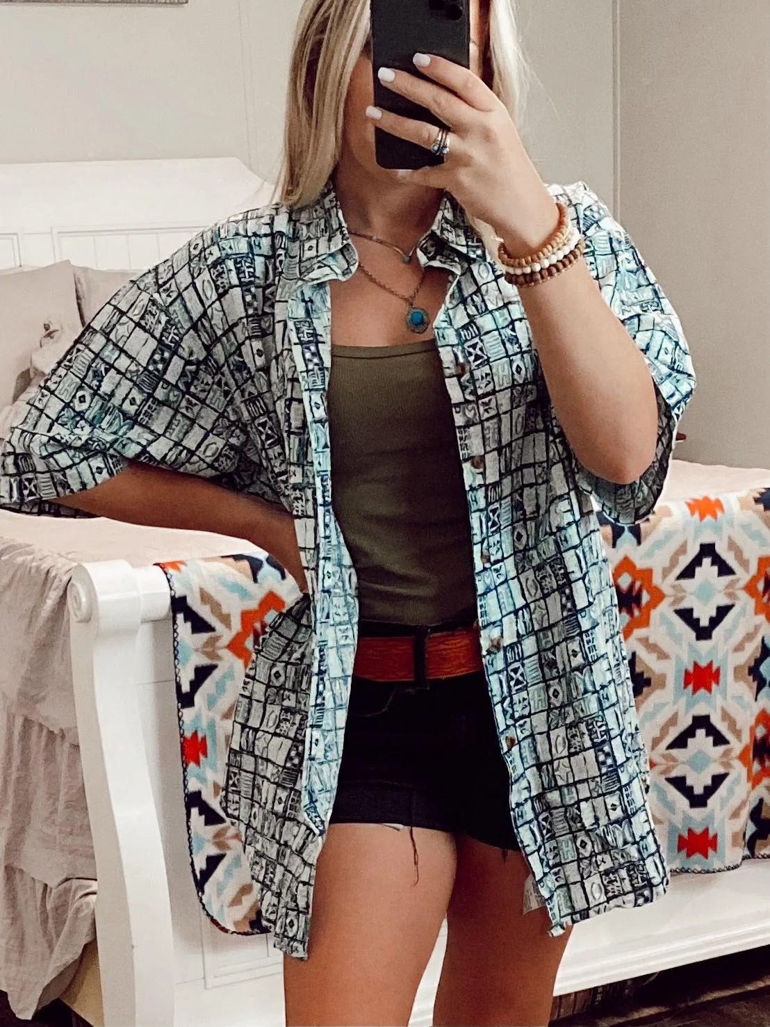 Vintage Bugle Boy Button Up - Image 2