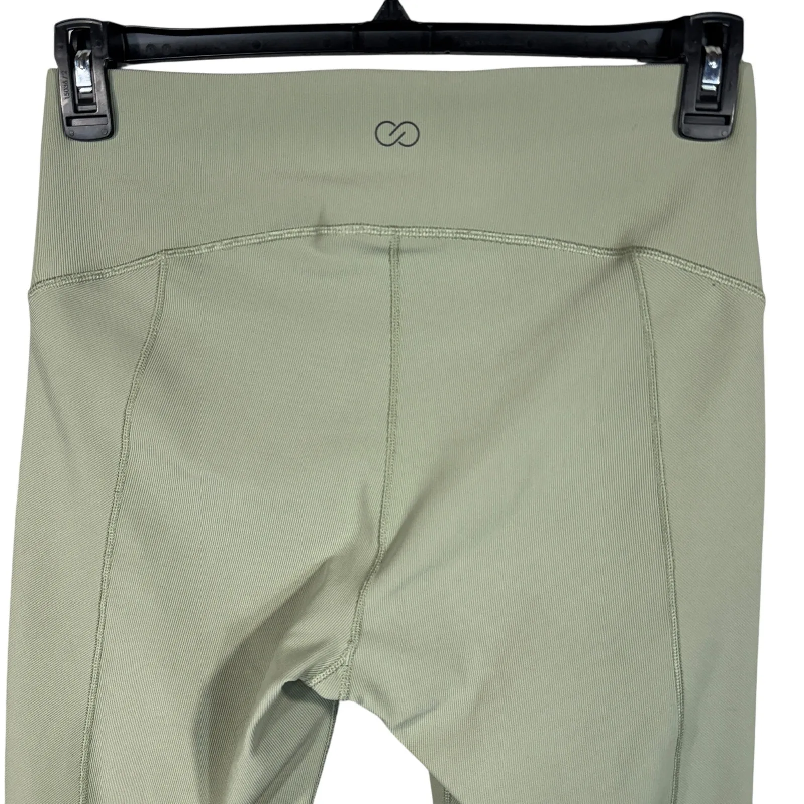 Calia Large High Rise 7/8 Leggings Wicking Ribbed Pocket Stay the Path Sage - Image 4