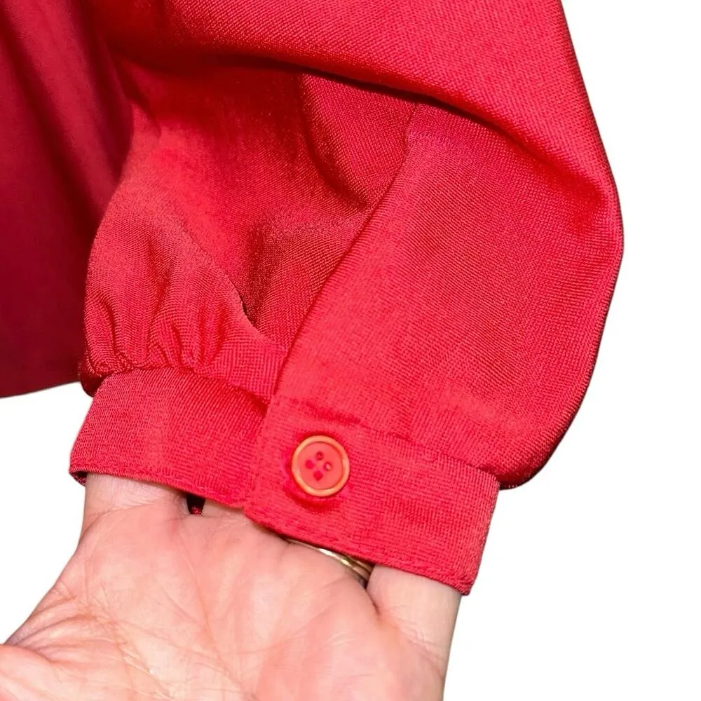 NWT Ship n’ Shore Vintage Pink Skirt & Blouse Set Size 10 - Image 3