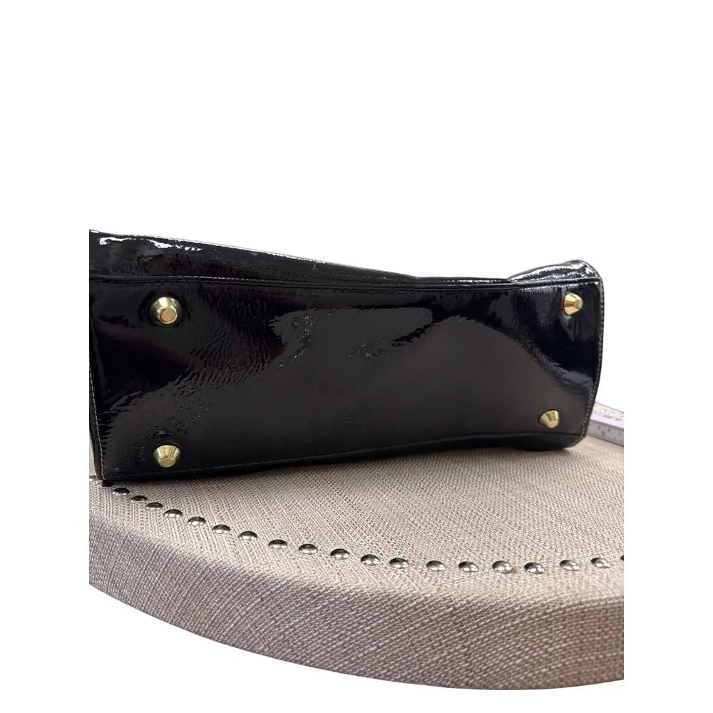 Betsey Johnson Womens Cream & Black Crossbody Purse 10x12 SKU 7055 - Image 5