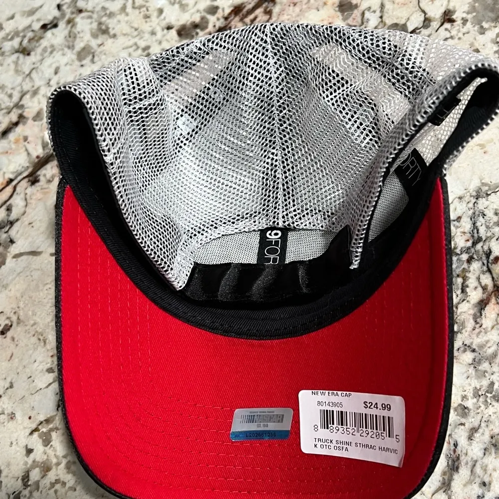 NWT Women’s New Era 9Forty Cap NASCAR Kevin Harvick 4 Hat Adjustable Sparkle - Image 5