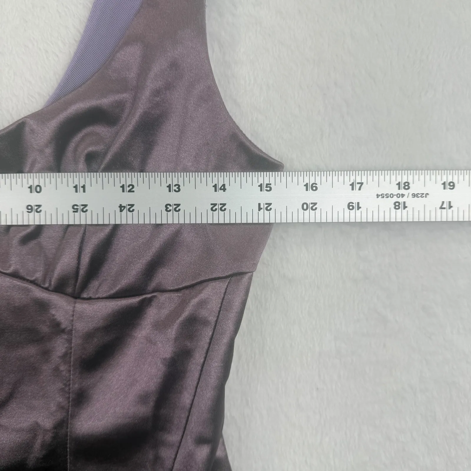 Free People Intimately Purple Satin Corset Tank Top‎ Womens Size Small - Image 2
