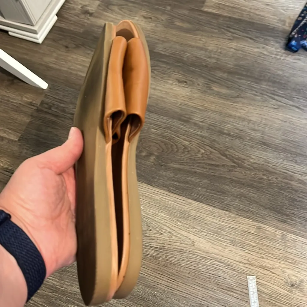 Steve Madden Kailey Women's Brown Leather Slip On Slides Sandals Sz 9.5 - Image 5