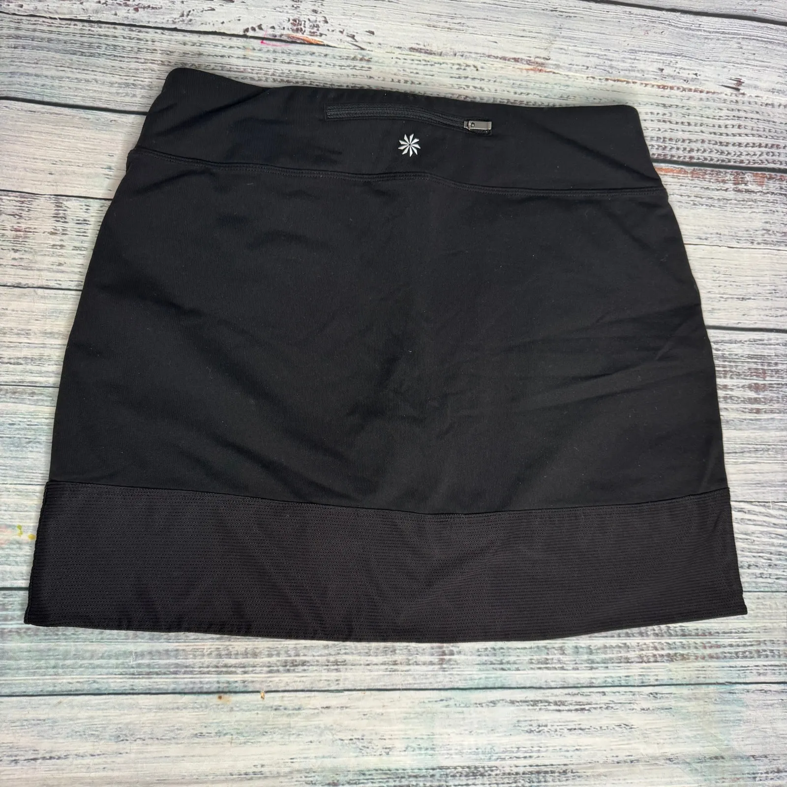 Athleta Tee Time Golf Skort Black Athletic Size 8 - Image 4