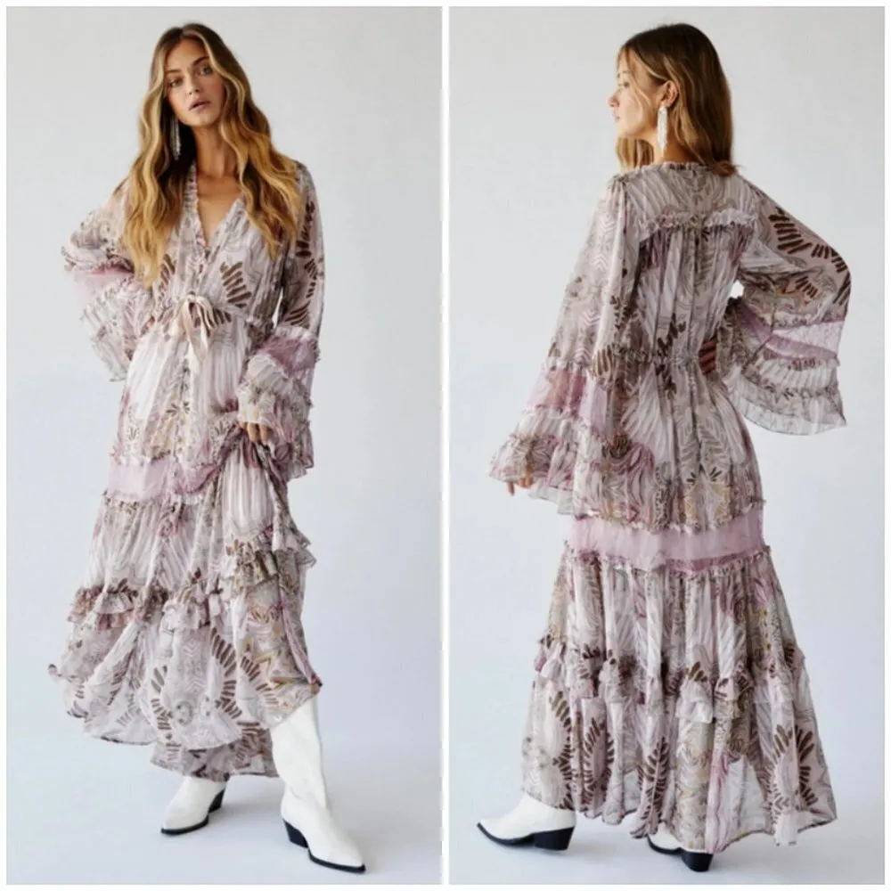 💕FREE PEOPLE💕 Lover to Lover Dress by Bali~ Bohemian Print Small NWOT - Image 3