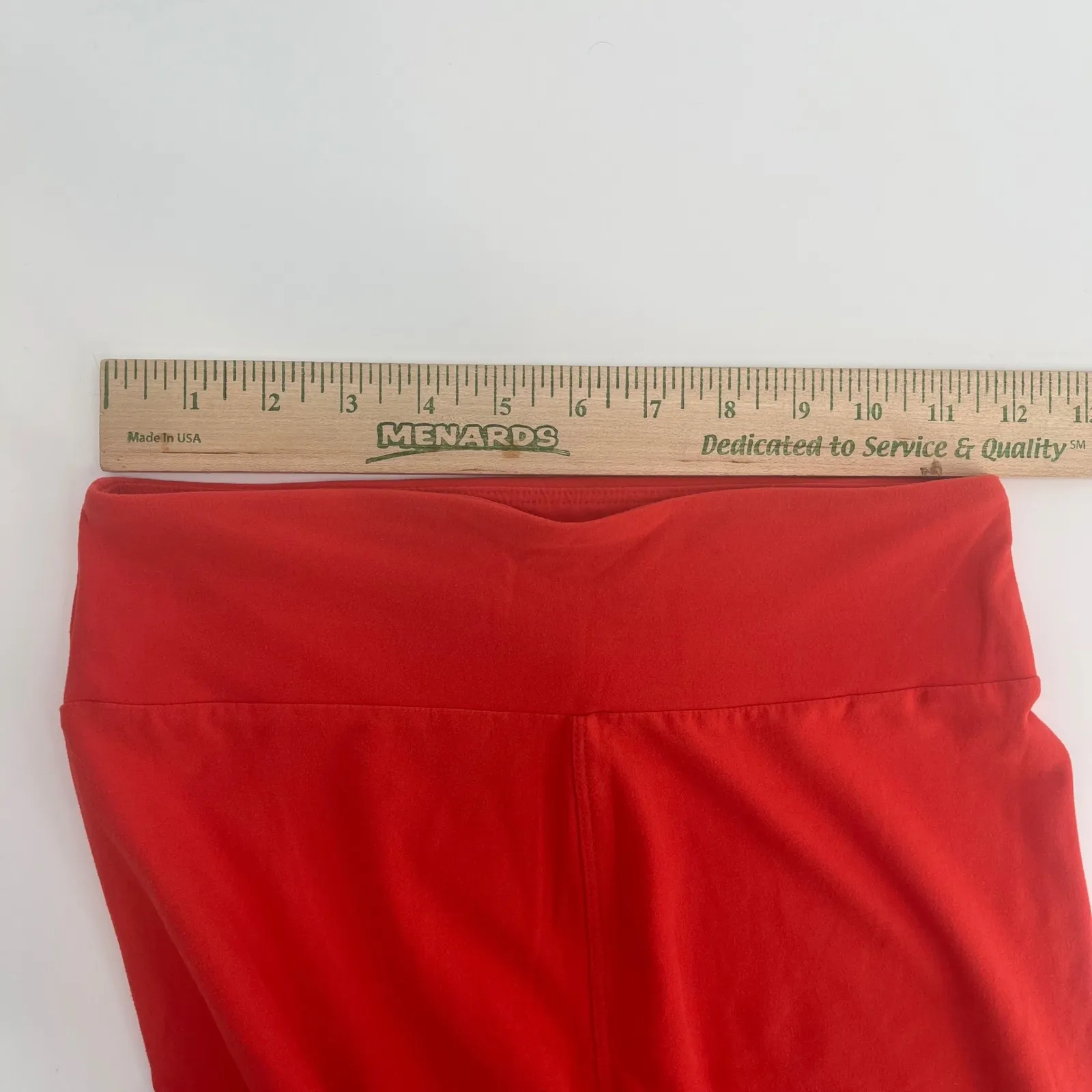 LuLaRoe OS One Size Orange‎ Leggings Casual Soft Loungewear - Image 6