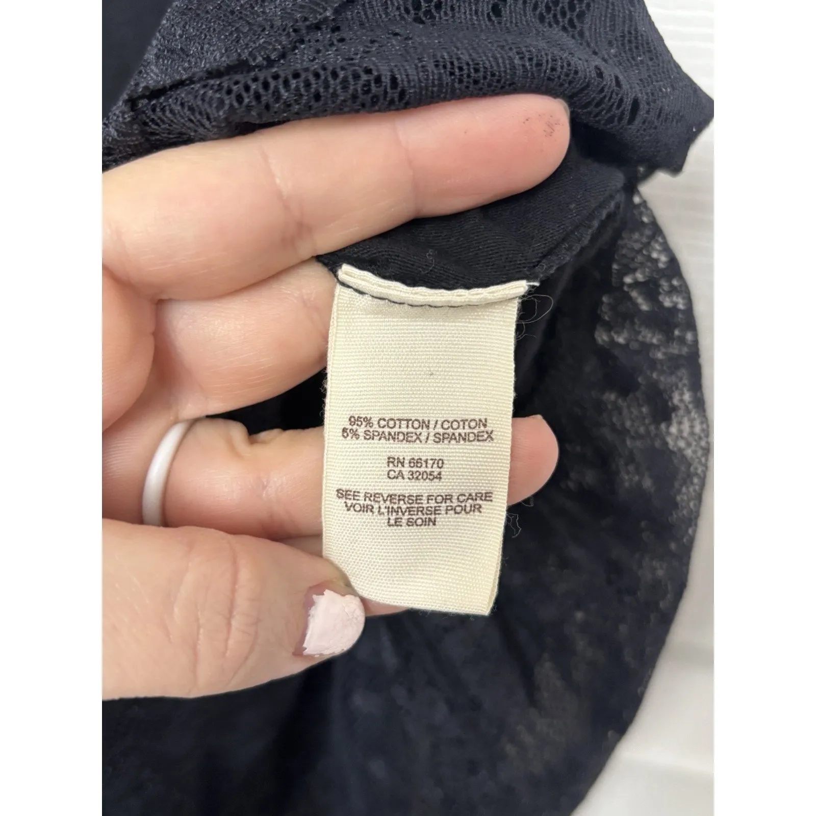 Free People Intimately Black Lace Mini Dress Size XS Whimsigoth Fairy Grunge - Image 7