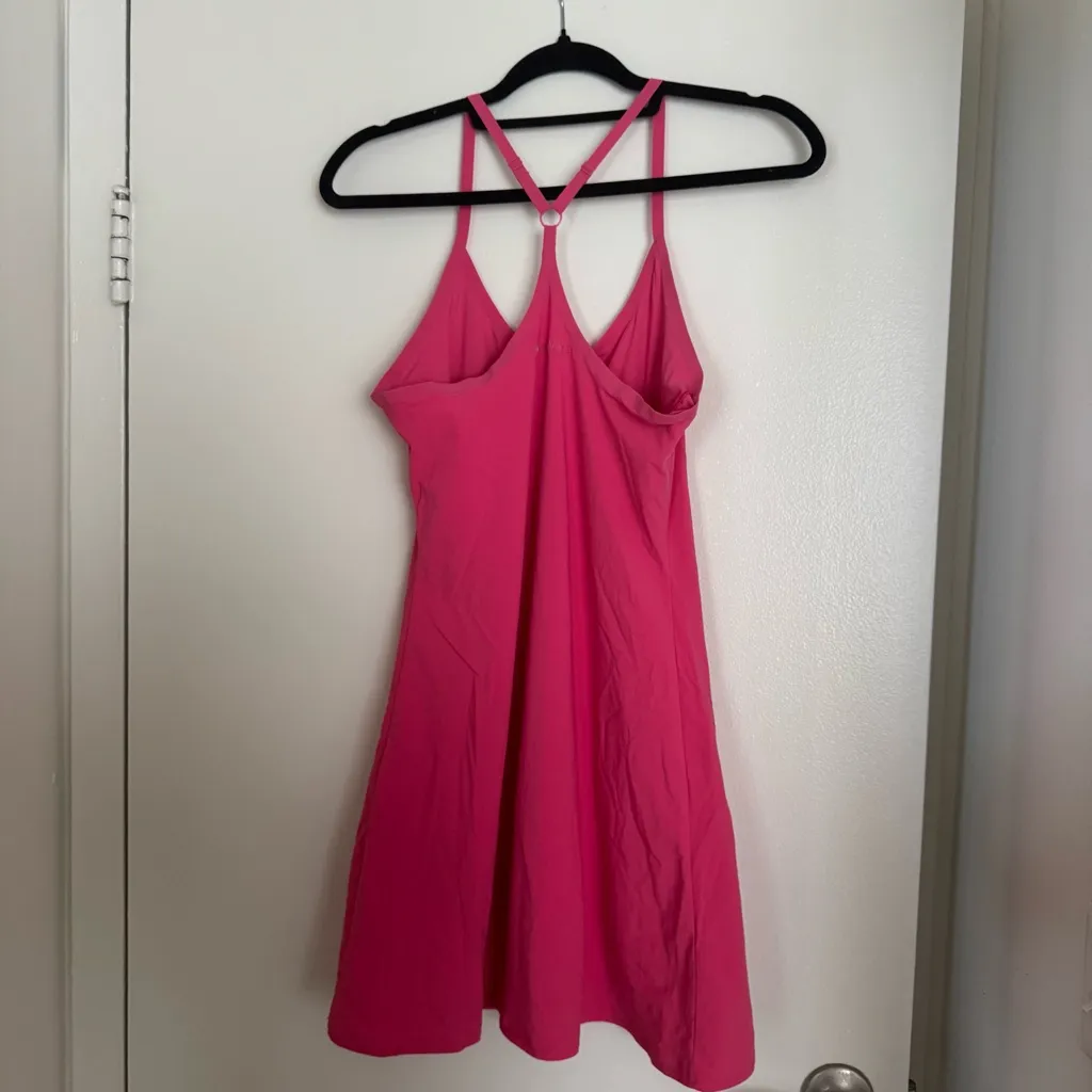 Outdoor Voices Exercise Dress in Azalea - Image 4
