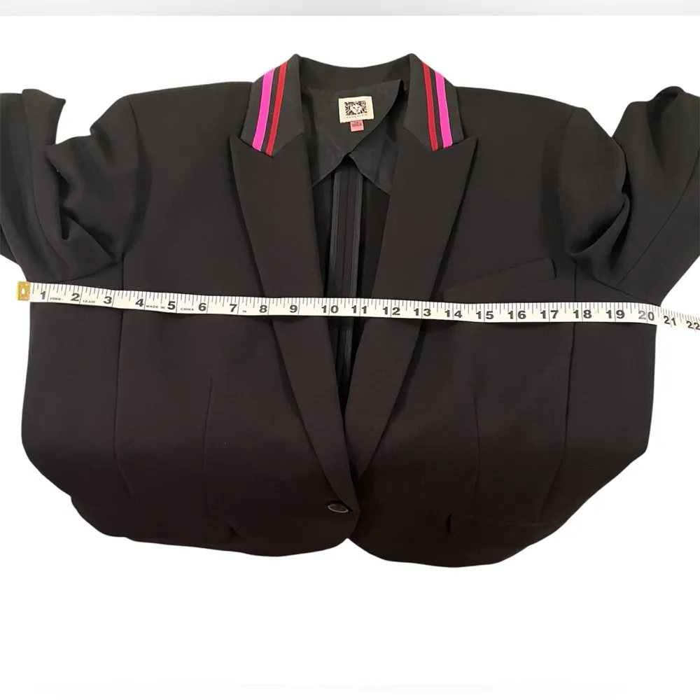 Anne Klein Pink and Black Blazer Size 14 in perfect condition, only worn once. - Image 10