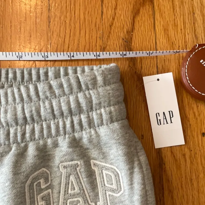 GAP Women's Heather Gray Track Pants, M Tall - Image 7