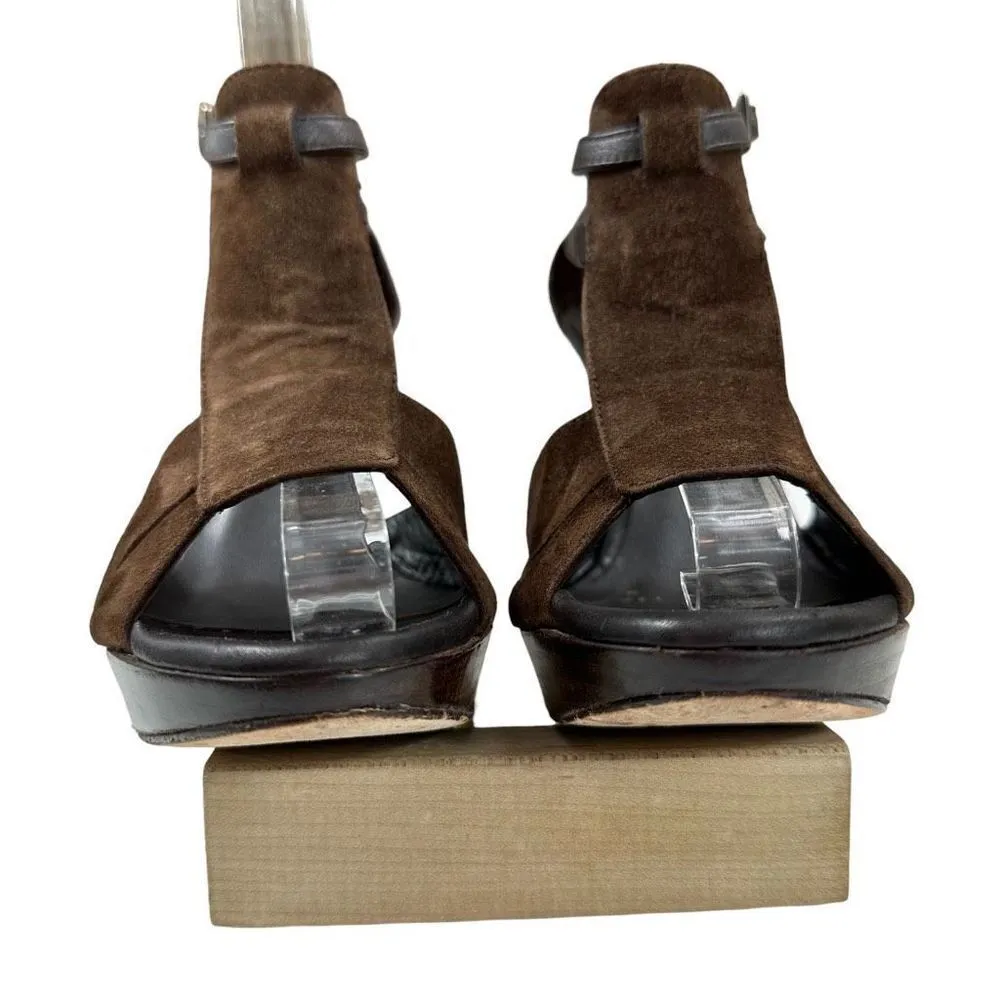 Caramelo Suede Pumps Brown Size 8.5 - Image 6