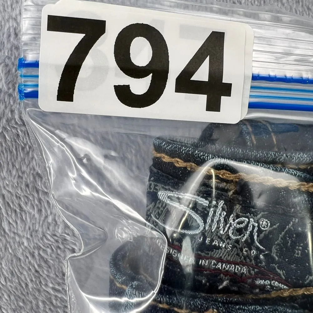 Silver Jeans Co. Aiko Mid Rise‎ Straight Leg Jeans Women's 27/30 Western - Image 13