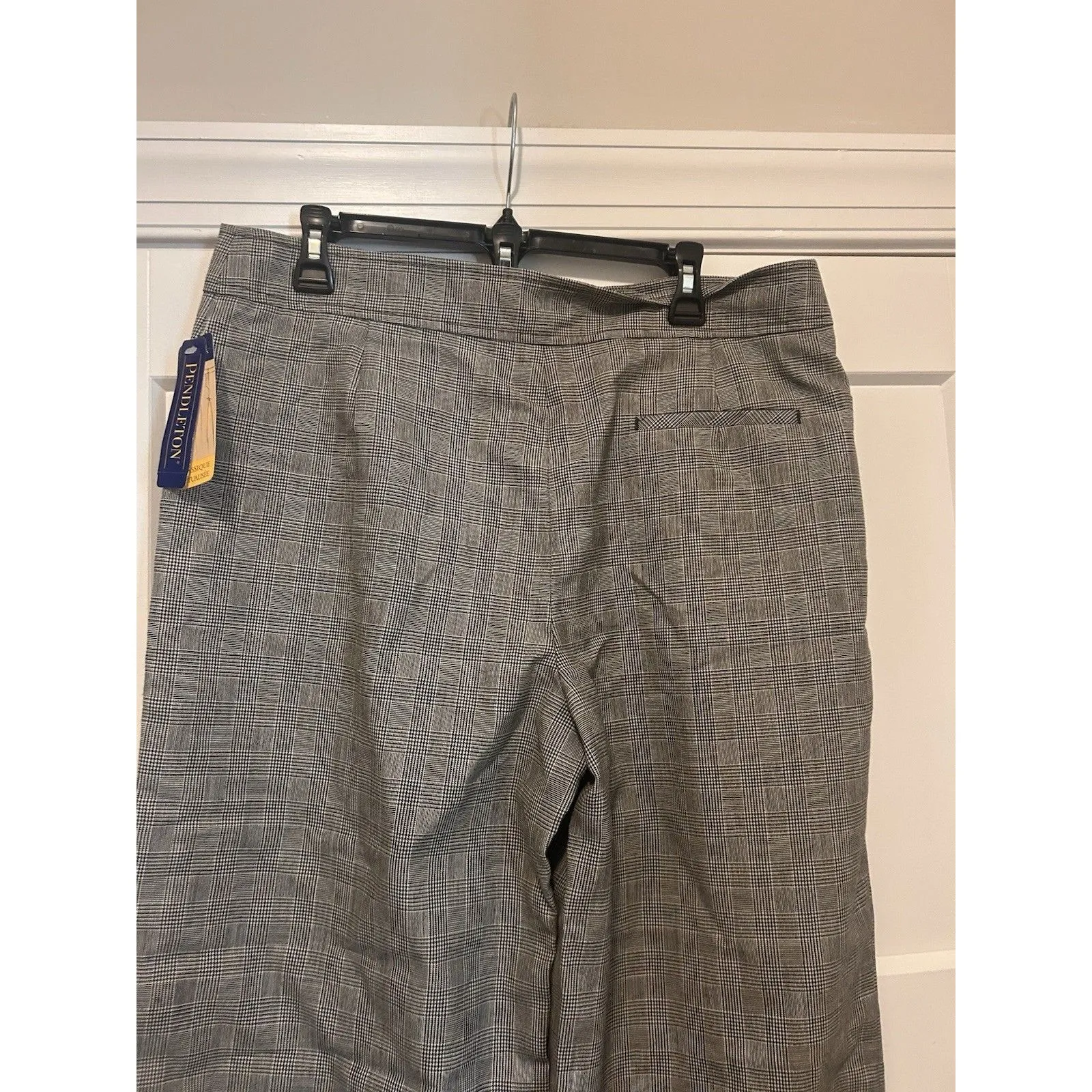 New Vintage Pendleton Size 14 Slacks Trousers Dress Pants Wool Tweed Houndstooth - Image 9