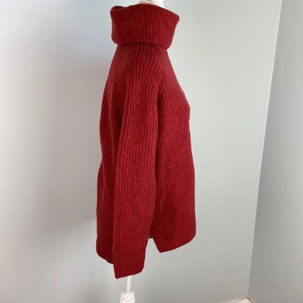 MADEWELL Donegal Mercer Turtleneck Sweater in Coziest Yarn Wool Size Small - Image 6