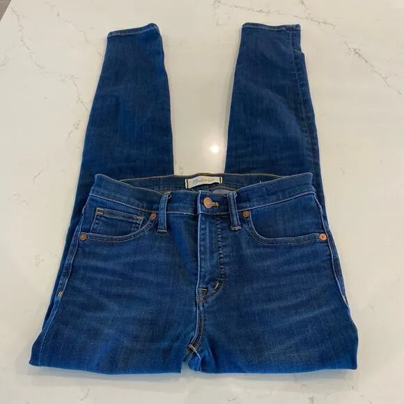 Madewell 9" Mid-Rise Skinny Jeans in‎ Larkspur Wash: TENCEL Denim Edition - Image 5
