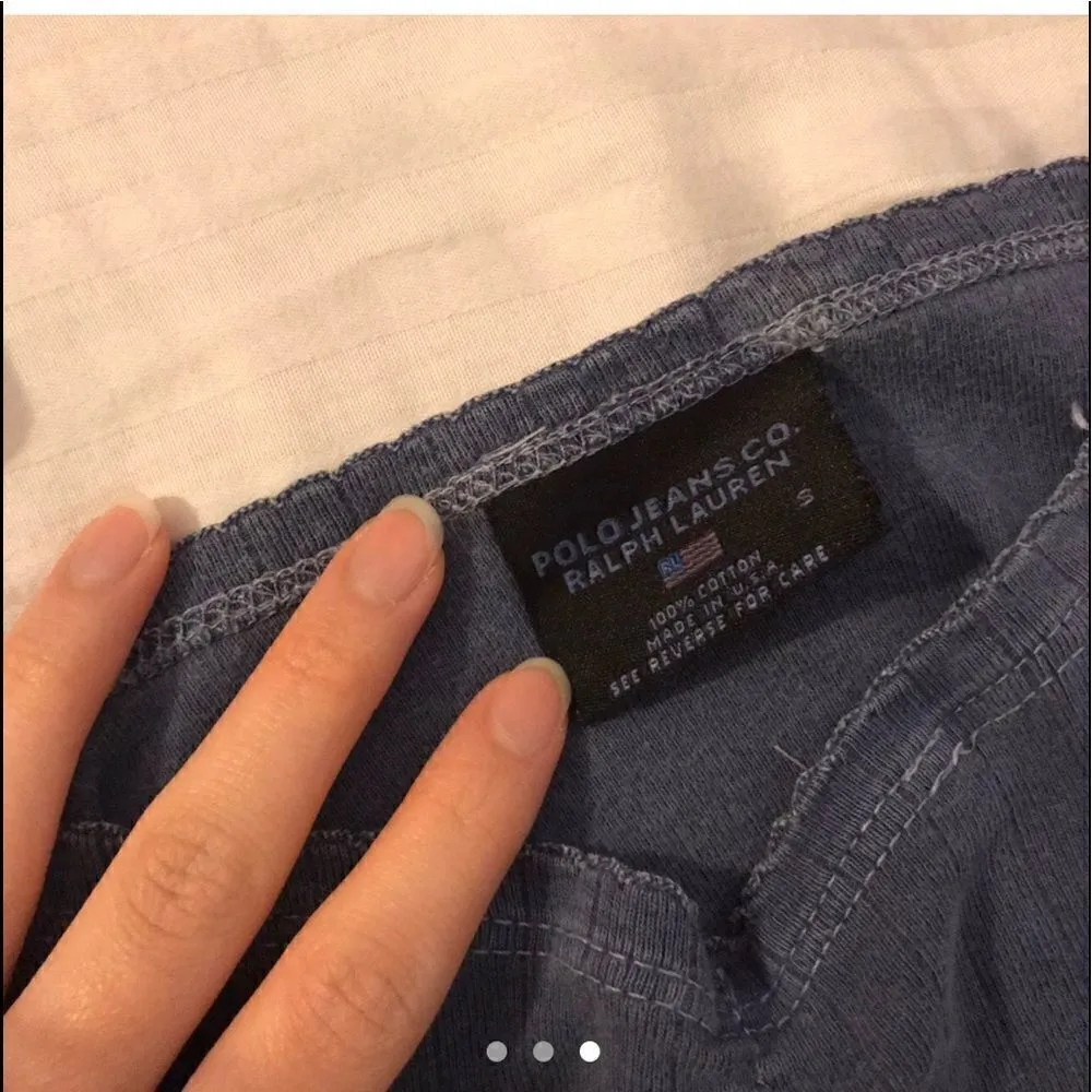 Vintage polo jeans Ralph Lauren top - Image 3