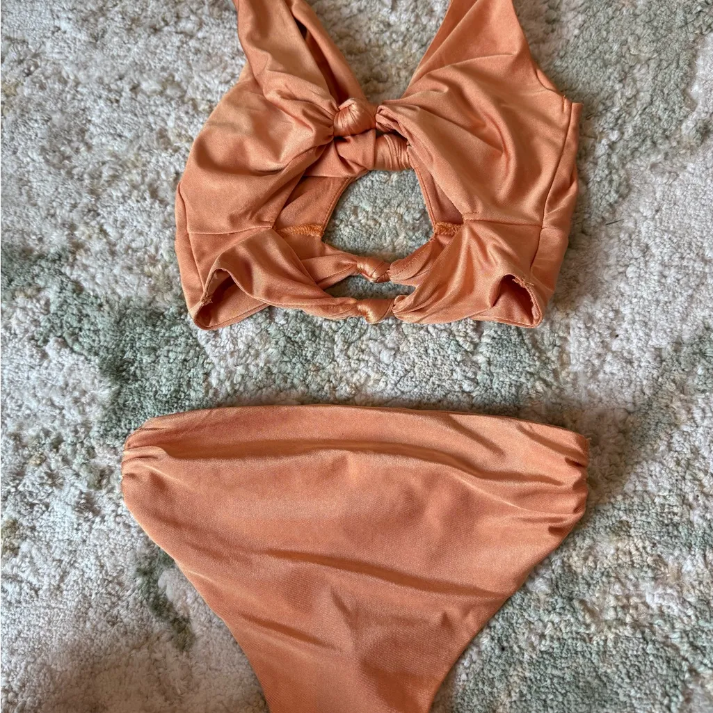 Elegant Orange Bikini Set - Image 5