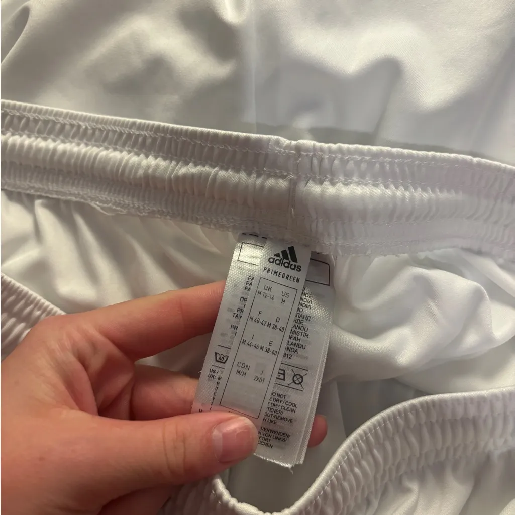 Adidas White Performance Shorts - Image 3