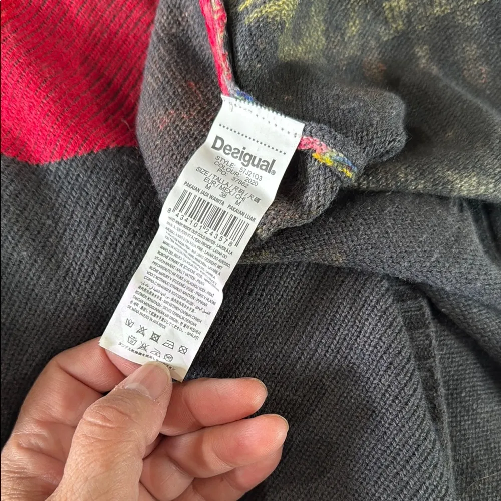 Desigual  Women's Multicolor Open Front Sweater - Image 5