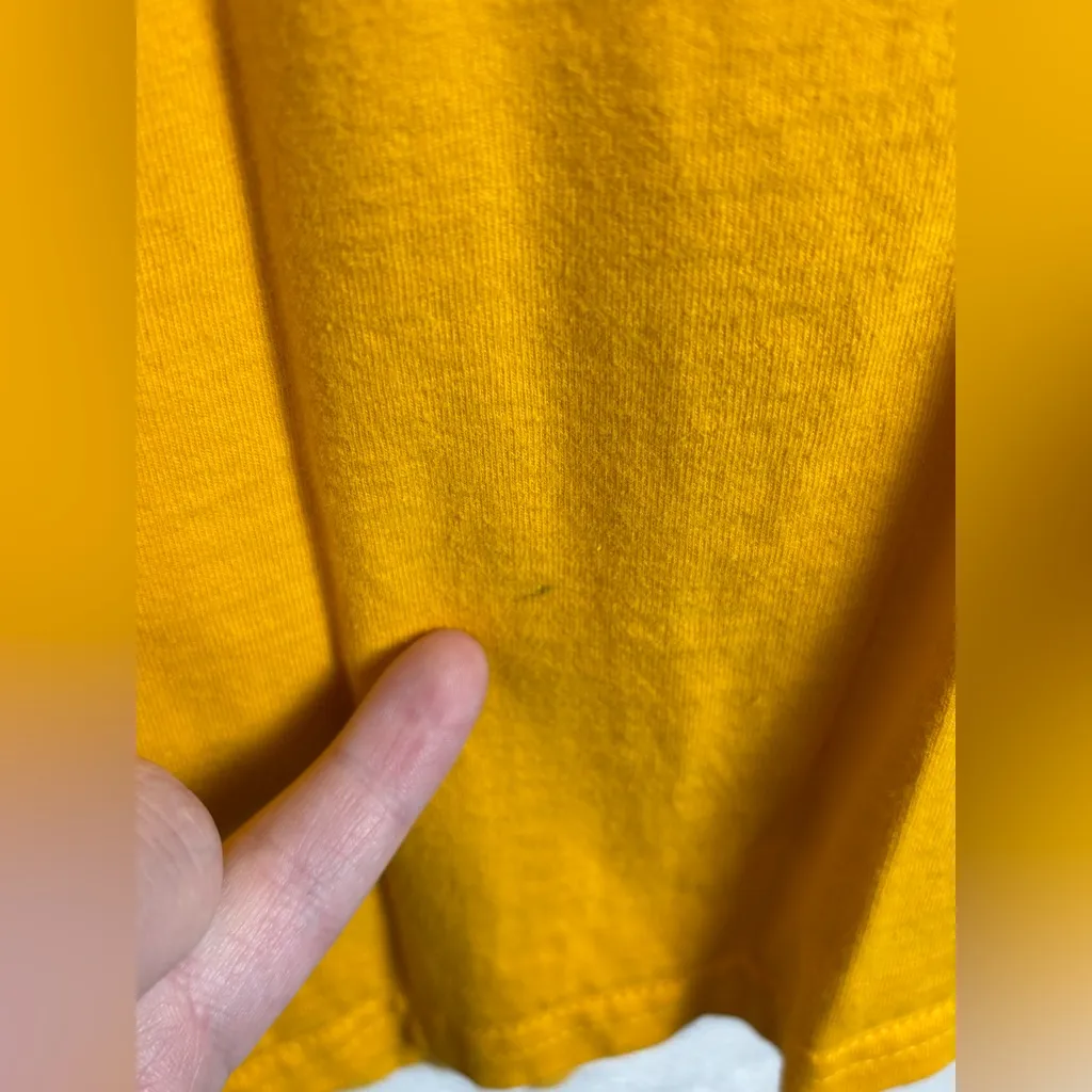 Russel Athletics Yellow Unisex Iowa State Cyclones Casual Cotton Tee Size XL - Image 3