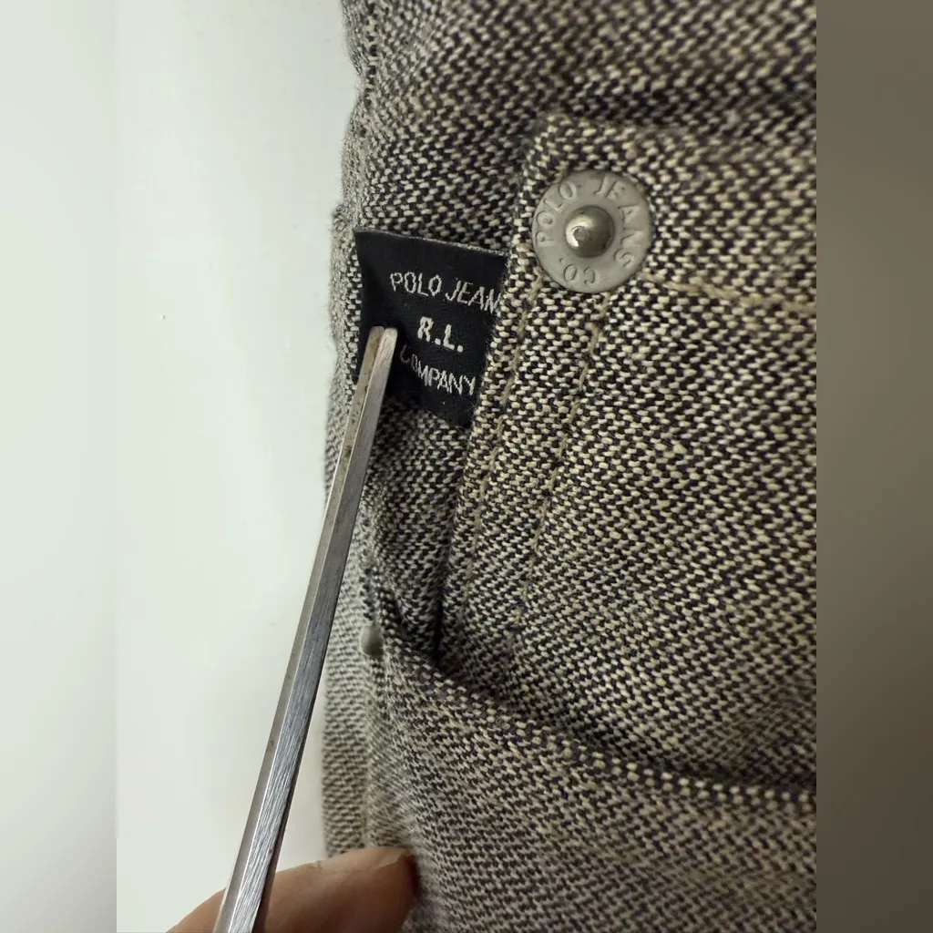 Ralph Lauren Polo Jeans Company . vintage, gray bootcut high waisted jeans 10 - Image 4