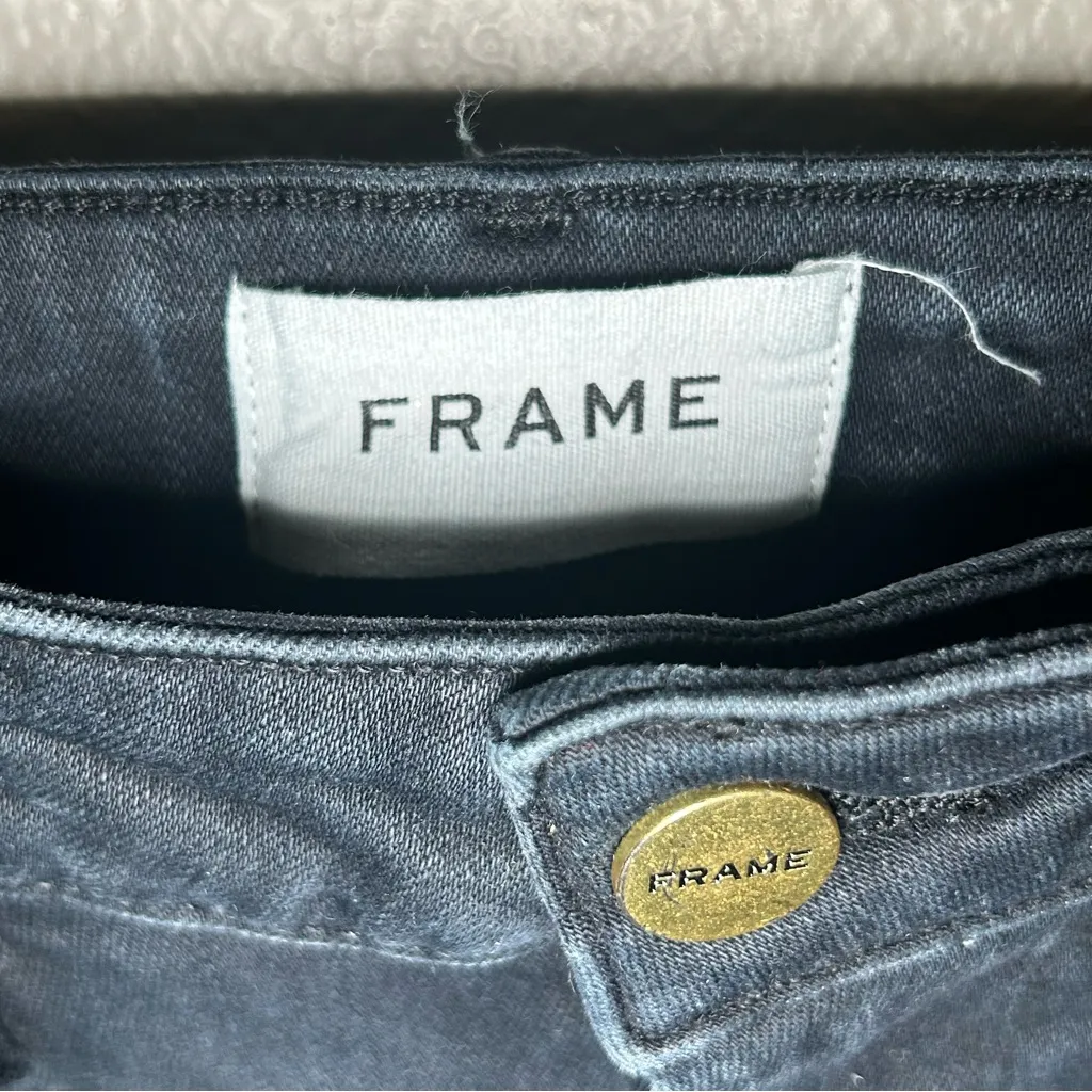 FRAME Le One High Rise Flare Denim Jeans Women’s size 2 29-34 - Image 10