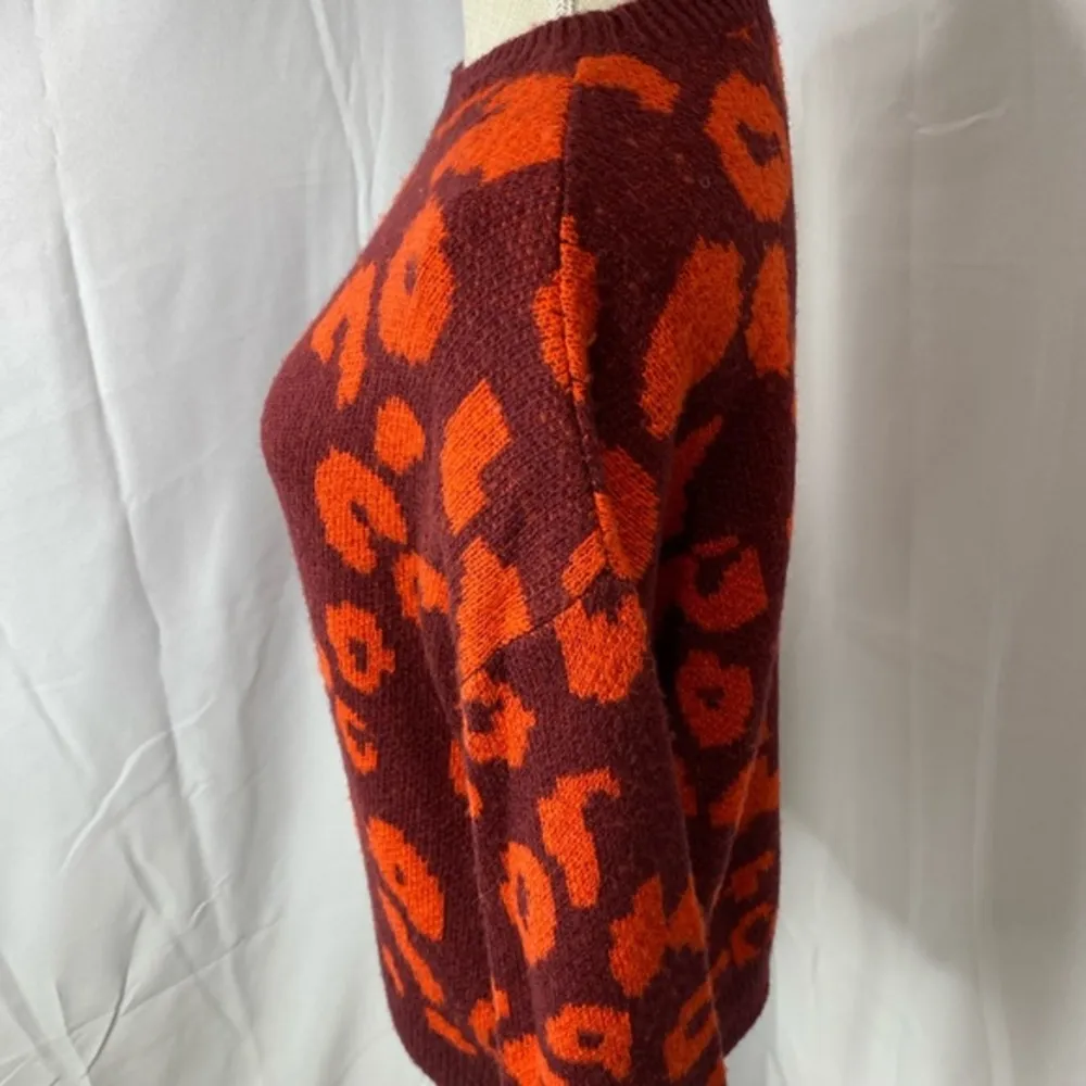 Abound extra small animal print crew neck sweater - Image 7