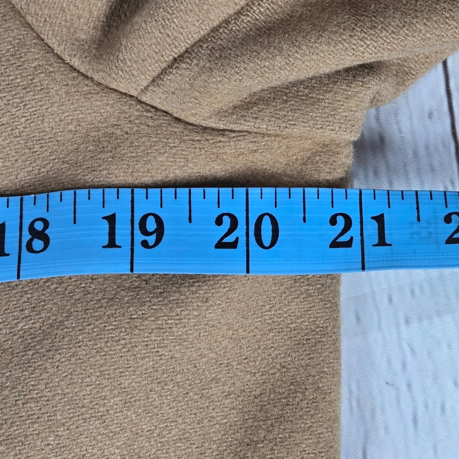 MICHAEL Michael‎ Kors Tan Brown Wool Blend Peacoat Toggle Zip Up Hooded 10 - Image 13