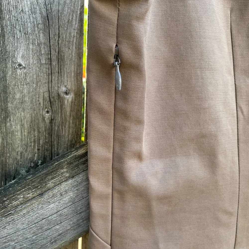 NORDSTROM NEUTRAL PREPPY COLLARED DRESS - Image 4