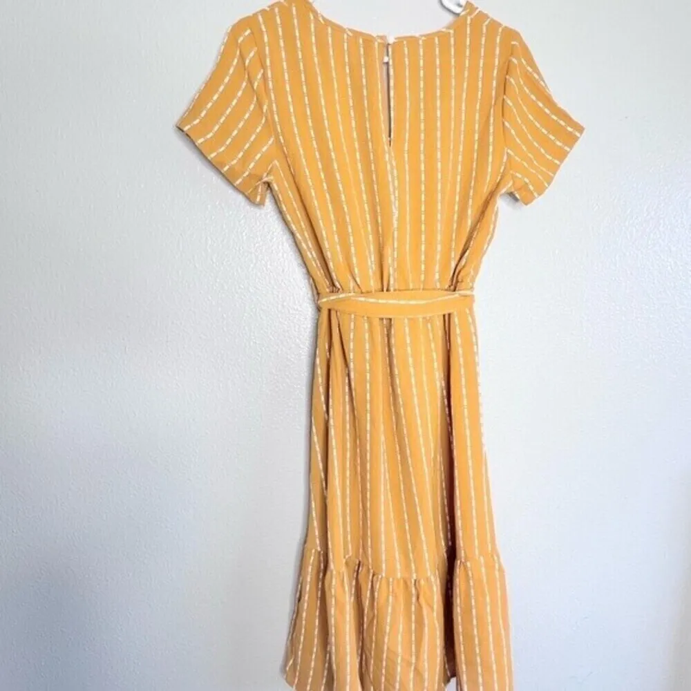 Women’s SHEIN Summer Mustard/yellow midi dress Size S. - Image 7
