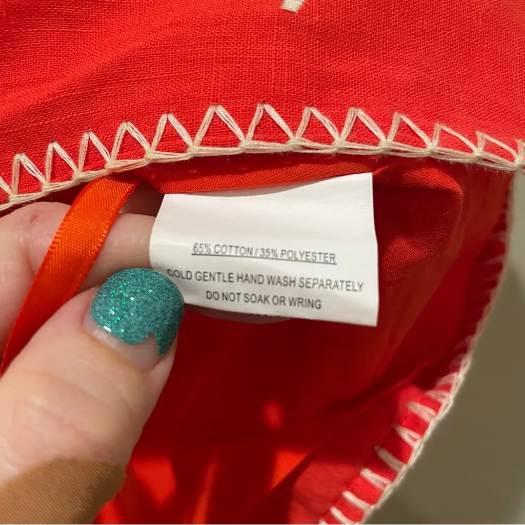 Selfie Leslie Dose of Sunshine Stitch Vest and Skirt Orange Women’s Size Large - Image 12