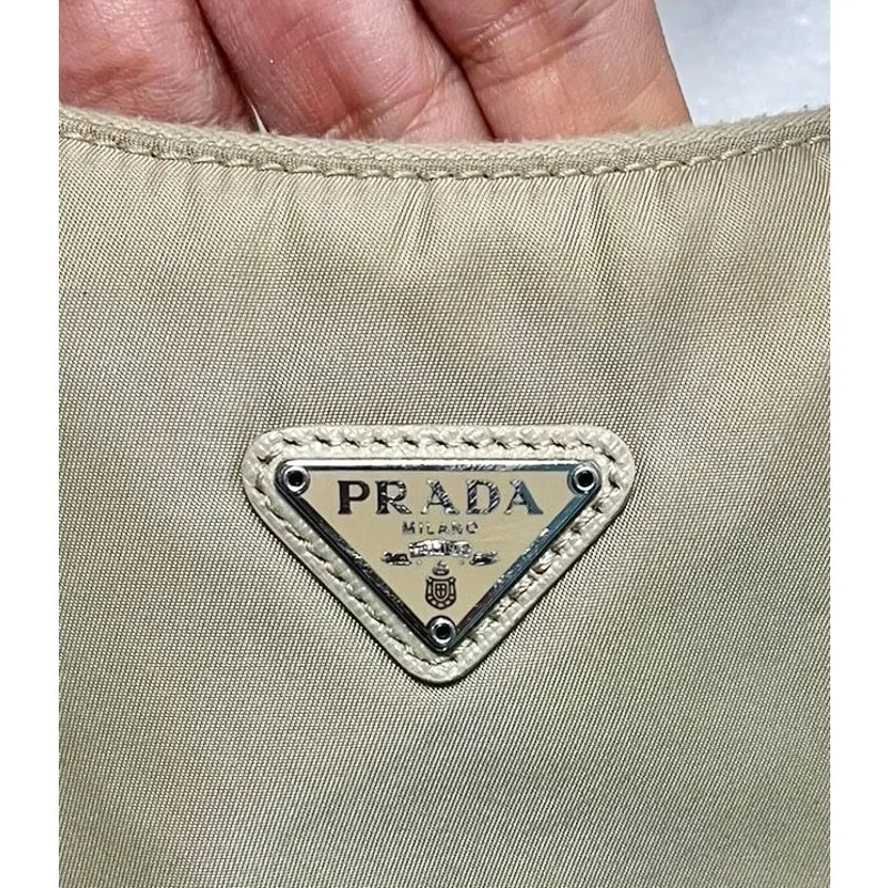 Prada  Re-Nylon Saffiano Mini Re-Edition 2000 Bag Deserto - Image 3