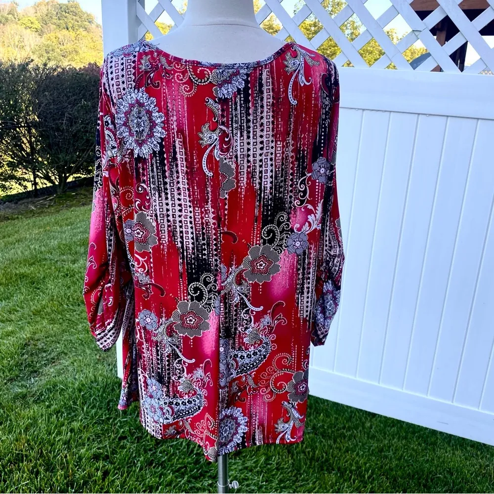 Dress Barn Asymmetrical Tunic Plus Size Top - Image 13