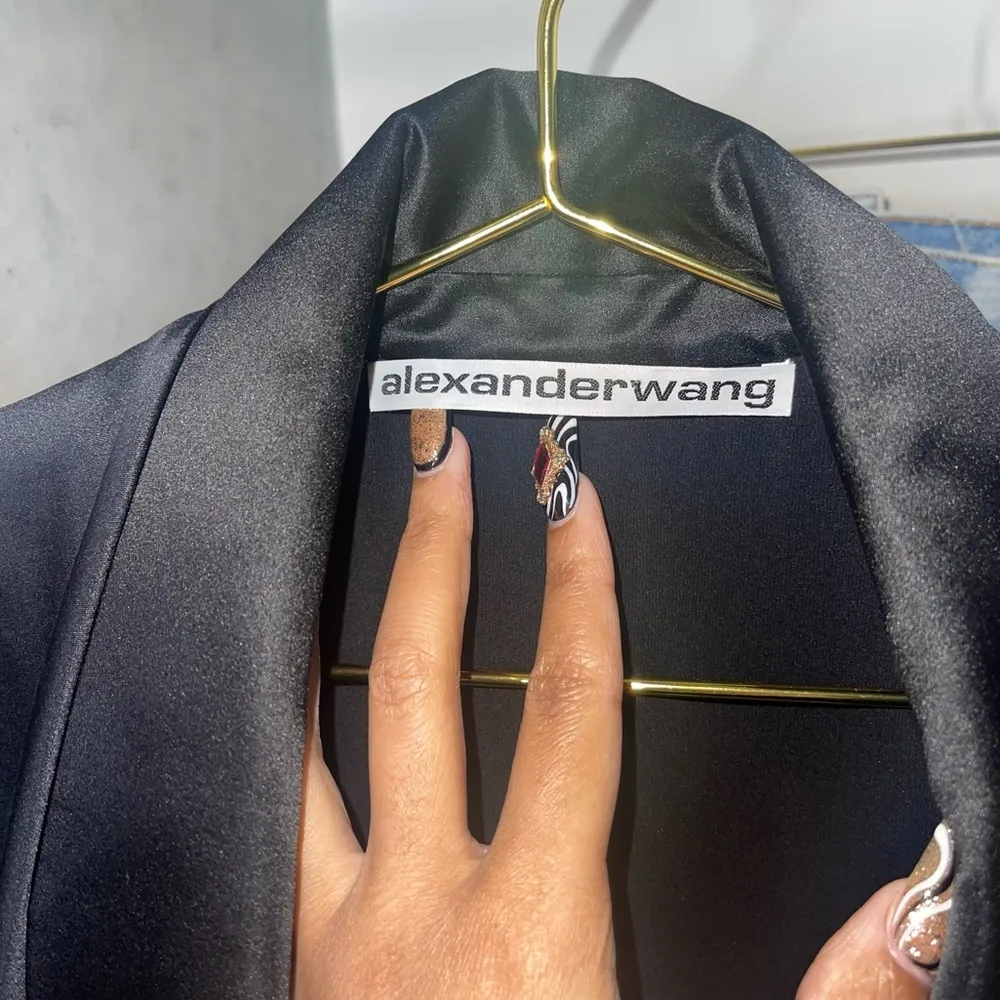 Alexander Wang Blazer Hybrid Bodysuit in Black - Image 15