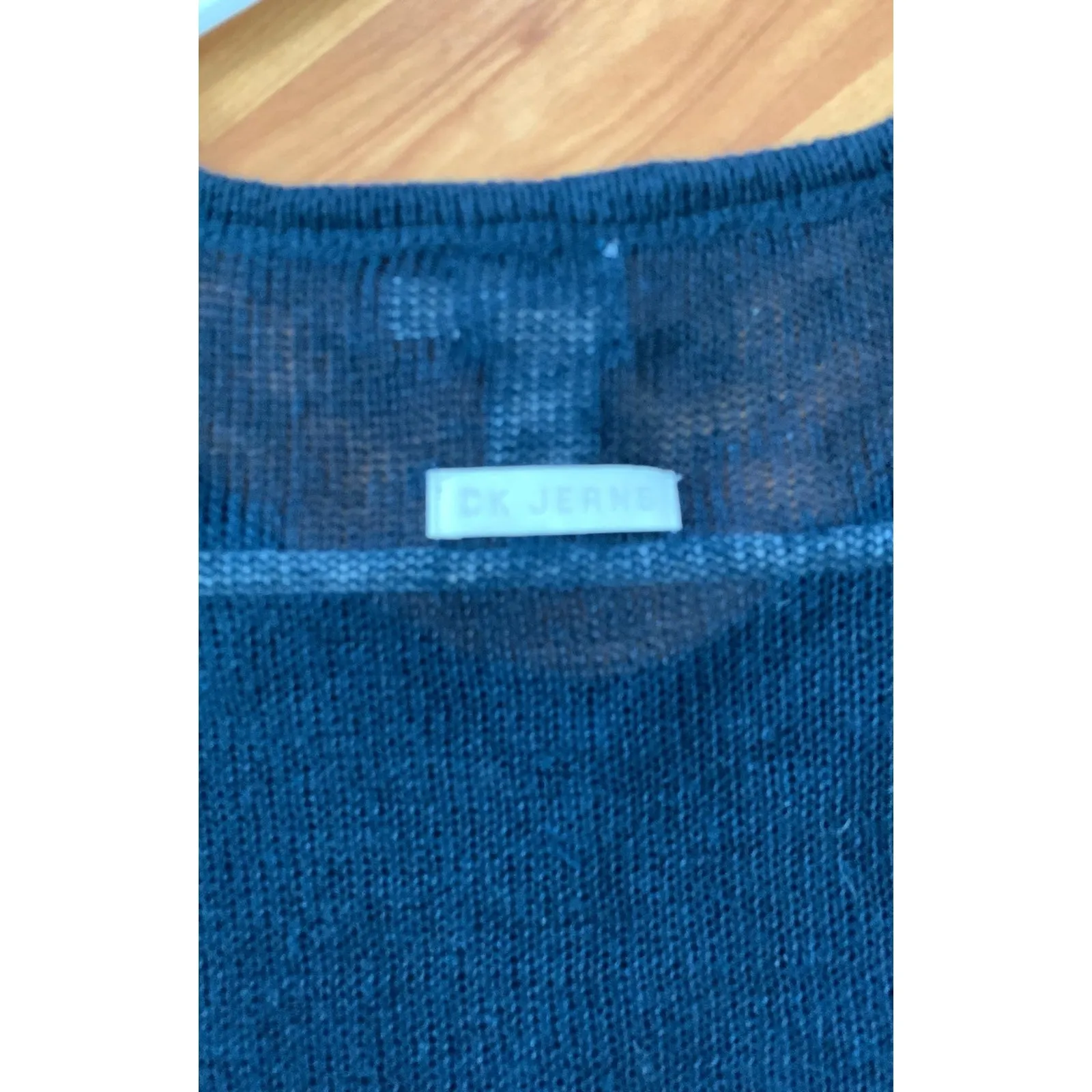 Calvin Klein Vintage‎ see thru sweater - Image 5