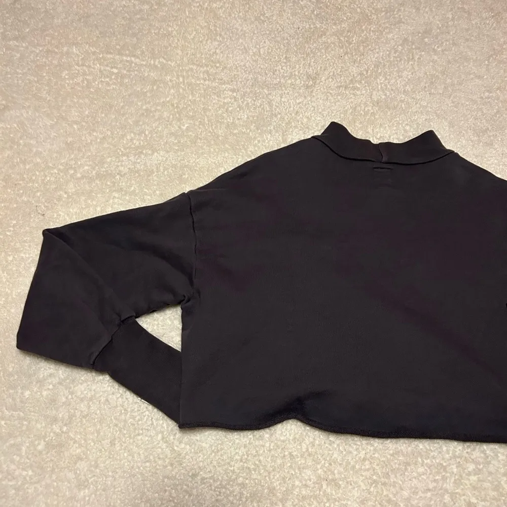 NSF Grey Cropped Sweatshirt Size P‎ Gray - Image 5