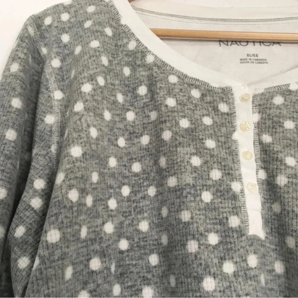 Nautica Polka Dot Sleep‎ Shirt - Image 2