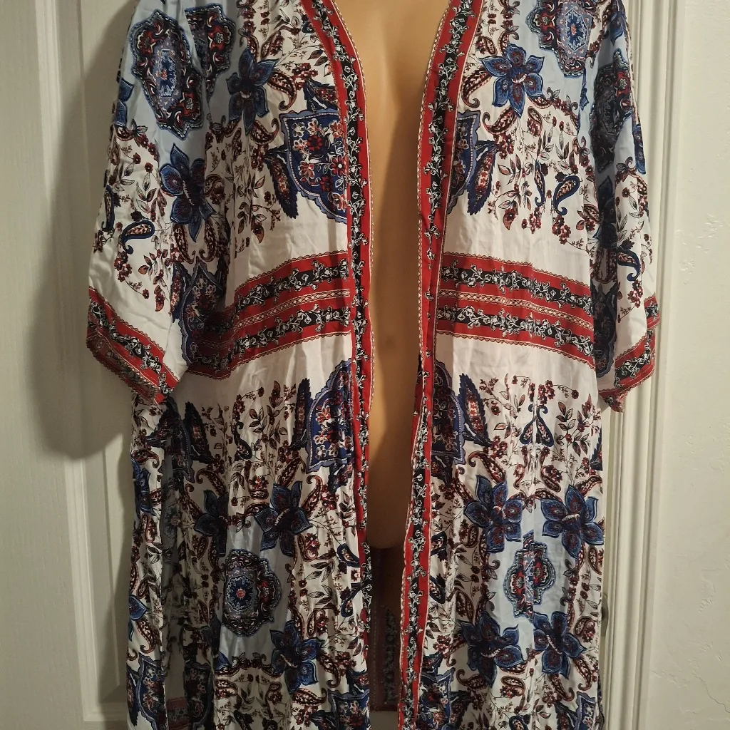 Maurices 2X  Floral Kimono NWOT - Image 5