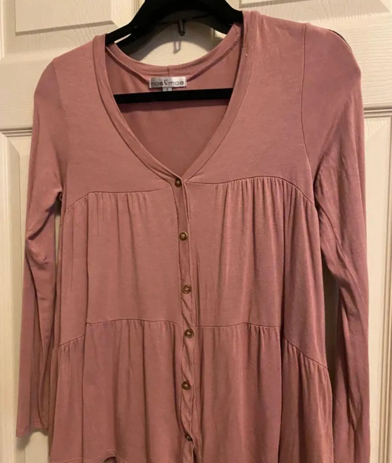  Long Sleeve Button up top - Image 2