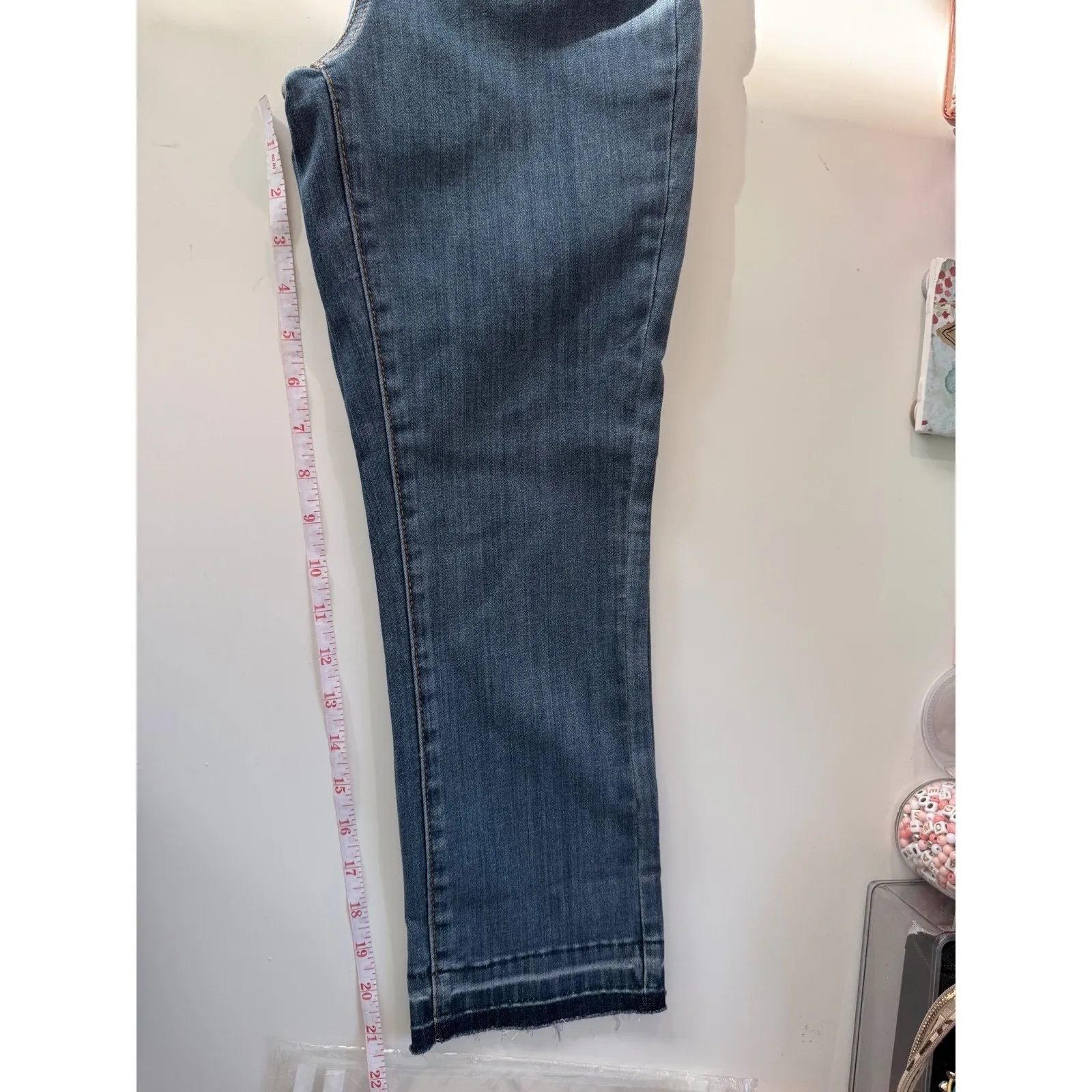 Judy Blue High Waist Skinny Capri Jeans Size 1/25‎ | Coastal Cowgirl | Western - Image 14