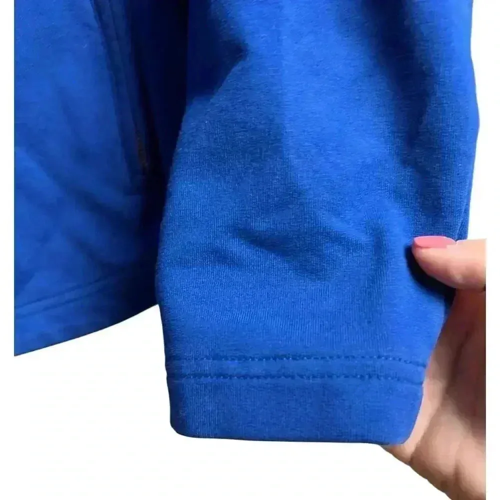 Lauren Ralph Lauren Color Block Zip Front Cotton-Blend Jacket Medium - Image 6